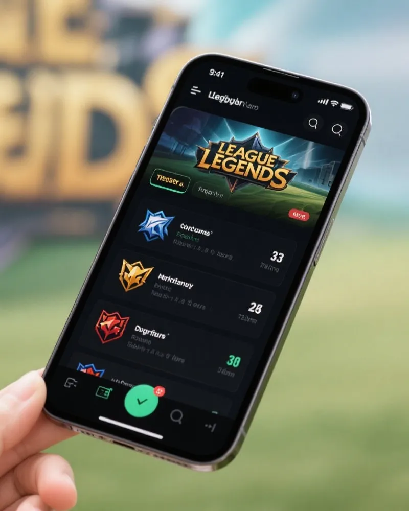 移动端高清直播界面